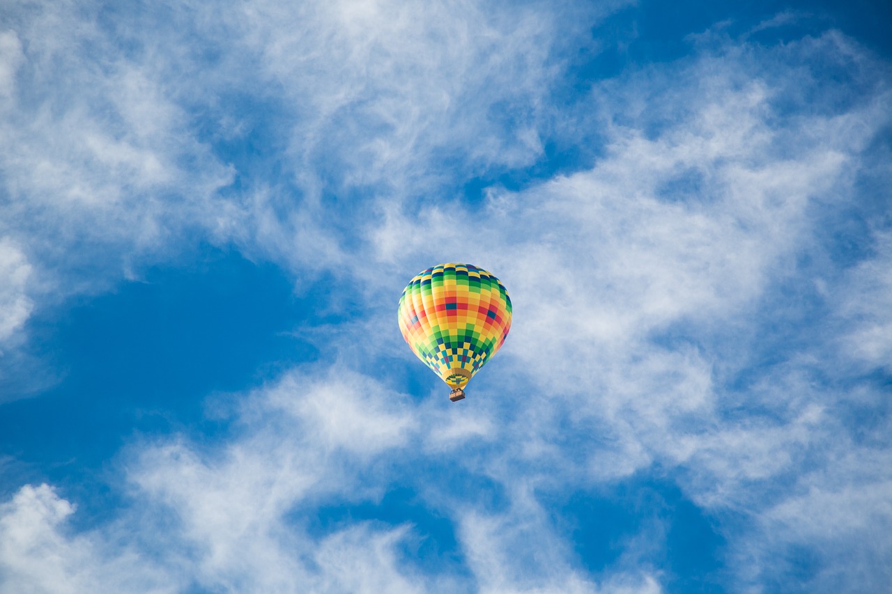 Prøv en tur i luftballon med disse 3 simple trin!